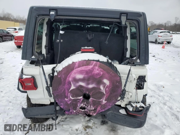 2021 Jeep Wrangler Sport S with VIN 1C4GJXAN5MW595297, listed as a Copart auction lot 45820485 with 62,429 mi miles and Salvage Title. Bid and sale history available at DreamBid. Image 6.