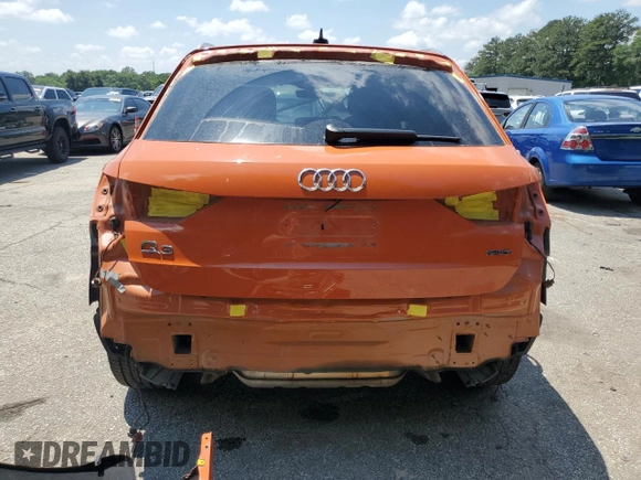 2023 Audi Q3 S line Premium with VIN WA1DECF33P1077028, listed as a Copart auction lot 56289525 with 50,014 mi miles and Salvage title. Bid and sale history available at DreamBid. Image 6.