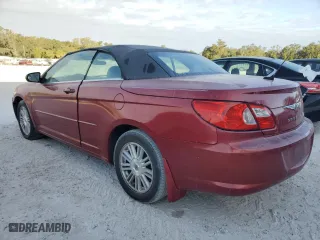 2008 Chrysler Sebring LX with VIN 1C3LC45K18N231952, listed as a Copart auction lot 78195234 with 0 mi miles and Salvage Title. Bid and sale history available at carsss.com. Image 2.