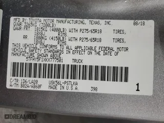 2019 Toyota Tundra 4WD SR5 with VIN 5TFHY5F1XKX777501, listed as a Copart auction lot 45888915 with 145,043 mi miles and Salvage Title. Bid and sale history available at carsss.com. Image 15.