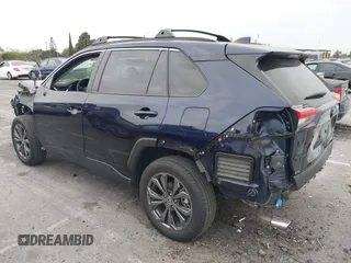 2024 Toyota RAV4 Hybrid XLE Premium with VIN JTMB6RFV5RD117173, listed as a IAAI auction lot 42013408 with 17,152 mi miles. Bid and sale history available at carsss.com. Image 3.