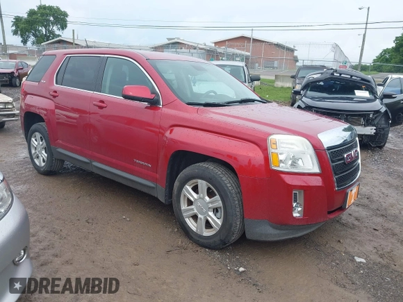 2015 GMC Terrain SLE z VIN 2GKALMEK4F6133815, wystawiony jako IAAI lot #42535936 z przebiegiem 141 447 mil mil oraz . Historia ofert i sprzedaży dostępna na DreamBid. Obrazek 1.