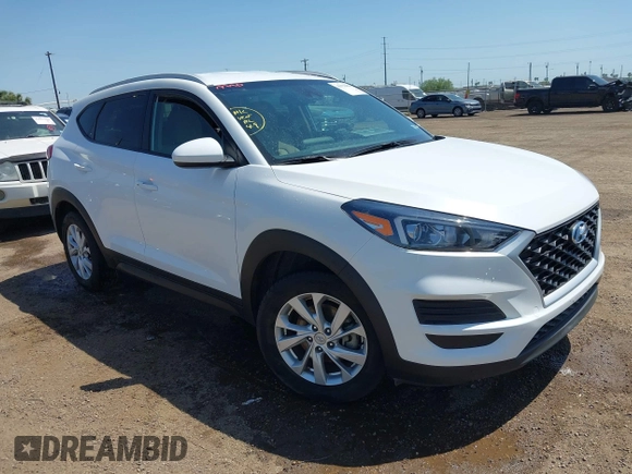 2021 Hyundai Tucson Value with VIN KM8J33A49MU404004, listed as a IAAI auction lot 41978906 with Not Provided miles and . Bid and sale history available at DreamBid. Image 1.