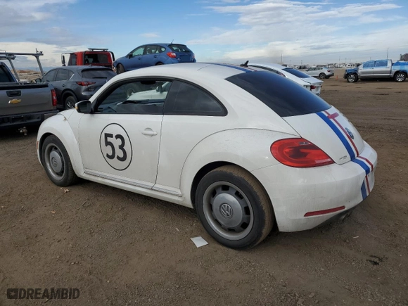 2012 Volkswagen Beetle 2.5L PZEV with VIN 3VWJP7AT7CM628377, listed as a Copart auction lot 85896624 with 75,574 mi miles and Salvage Title. Bid and sale history available at carsss.com. Image 2.