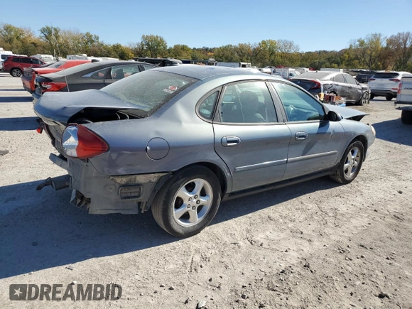 2000 Ford Taurus SE with VIN 1FAFP53U3YG259124, listed as a Copart auction lot 77363344 with 154,889 mi miles and Salvage Title. Bid and sale history available at DreamBid. Image 3.