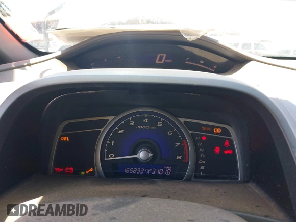 2008 Honda Civic LX with VIN 1HGFA16538L049415, listed as a IAAI auction lot 42127545 with 165,833 mi miles and . Bid and sale history available at DreamBid. Image 7.