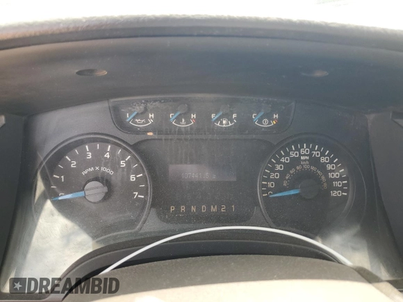 2014 Ford F-150 XL with VIN 1FTFW1CFXEKF54348, listed as a Copart auction lot 56034455 with 107,441 mi miles and Salvage title. Bid and sale history available at DreamBid. Image 9.