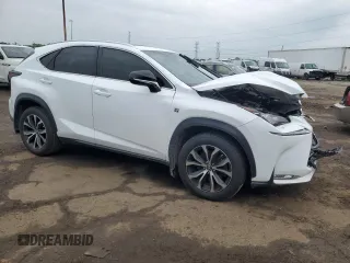 2016 Lexus NX 200t with VIN JTJBARBZ8G2052509, listed as a Copart auction lot 60230935 with 50,185 mi miles and Clean title. Bid and sale history available at DreamBid. Image 4.