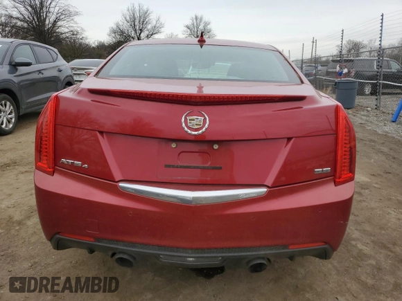 2013 Cadillac ATS Luxury with VIN 1G6AH5S36D0121285, listed as a Copart auction lot 43907465 with 53,847 mi miles and Clean Title. Bid and sale history available at carsss.com. Image 6.