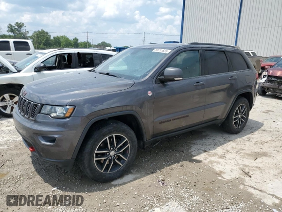 2017 Jeep Grand Cherokee Trailhawk with VIN 1C4RJFLG1HC821666, listed as a Copart auction lot 58711535 with 109,578 mi miles and Salvage title. Bid and sale history available at DreamBid. Image 1.