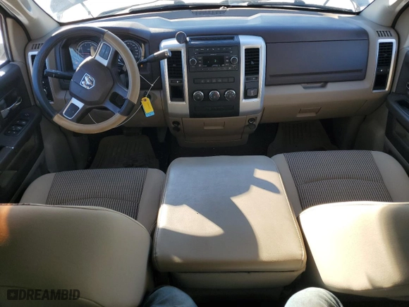 2010 Dodge Ram 1500 SLT with VIN 1D7RB1GP8AS127116, listed as a Copart auction lot 46062355 with 106,546 mi miles and Salvage Title. Bid and sale history available at carsss.com. Image 8.