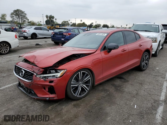 2019 Volvo S60 R-Design with VIN 7JRBR0FM9KG017741, listed as a Copart auction lot 49541025 with 51,331 mi miles and Salvage Title. Bid and sale history available at carsss.com. Image 1.
