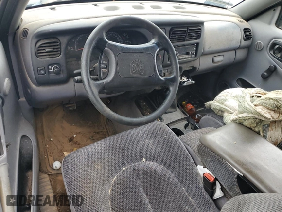 1998 Dodge Dakota SLT with VIN 1B7GL22YXWS651881, listed as a Copart auction lot 73191384 with 0 mi miles and Salvage Title. Bid and sale history available at carsss.com. Image 8.