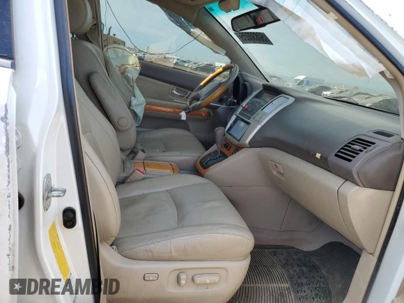 2008 Lexus RX 350 with VIN 2T2HK31UX8C052300, listed as a Copart auction lot 50830025 with 207,700 mi miles and Salvage Title. Bid and sale history available at DreamBid. Image 7.