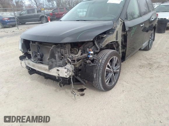 2017 Nissan Pathfinder Platinum with VIN 5N1DR2MM4HC613468, listed as a IAAI auction lot 41790510 with 99,684 mi miles and . Bid and sale history available at DreamBid. Image 6.