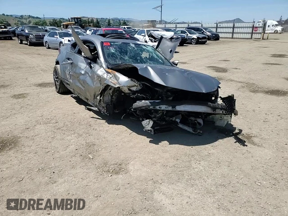 2015 Lexus RC 350 F Sport with VIN JTHHE5BC4F5010310, listed as a Copart auction lot 55202685 with 75,588 mi miles and Salvage title. Bid and sale history available at DreamBid. Image 13.