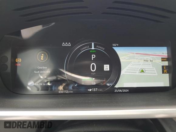 2020 Jaguar I-Pace S with VIN SADHB2S11L1F79438, listed as a Copart auction lot 60329844 with 33,112 mi miles and Non repairable. Bid and sale history available at DreamBid. Image 9.