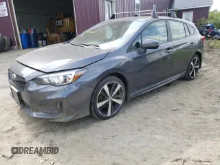 2018 Subaru Impreza Sport with VIN 4S3GTAM67J3747718, listed as a Copart auction lot 62456183 with 0 mi miles and Non Repairable. Bid and sale history available at carsss.com. Image 1.