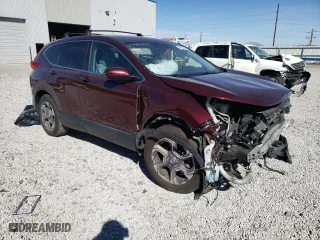 2019 Honda CR-V EX with VIN 7FARW2H57KE027657, listed as a Copart auction lot 46950655 with 50,655 mi miles and Salvage Title. Bid and sale history available at carsss.com. Image 4.