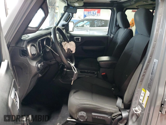 2018 Jeep Wrangler Unlimited Sport with VIN 1C4HJXDN7JW300342, listed as a Copart auction lot 58048065 with 52,791 mi miles and Salvage title. Bid and sale history available at DreamBid. Image 7.