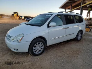 2010 Kia Sedona EX with VIN KNDMH4C32A6337016, listed as a Copart auction lot 85886354 with 201,970 mi miles and Salvage Title. Bid and sale history available at carsss.com. Image 1.
