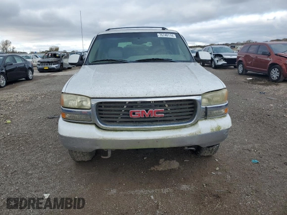 2002 GMC Yukon XL SLT with VIN 3GKFK16ZX2G362453, listed as a Copart auction lot 76740114 with 0 mi miles and Clean Title. Bid and sale history available at carsss.com. Image 5.