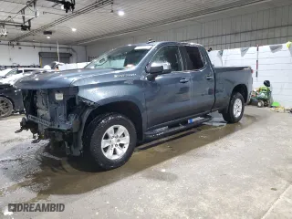 2019 Chevrolet Silverado 1500 LT with VIN 1GCRYDEK9KZ301222, listed as a Copart auction lot 45672115 with 78,037 mi miles and Salvage Title. Bid and sale history available at carsss.com. Image 1.