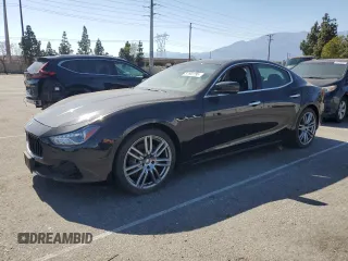 2015 Maserati Ghibli z VIN ZAM57XSA6F1141492, wystawiony jako Copart lot #57691795 z przebiegiem 31 067 mil mil oraz Nie do naprawy • Non repairable. Historia ofert i sprzedaży dostępna na DreamBid. Obrazek 1.