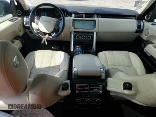 2017 Land Rover Range Rover with VIN SALGS2FE5HA324390, listed as a Copart auction lot 54923095 with 109,116 mi miles and Salvage title. Bid and sale history available at DreamBid. Image 8.