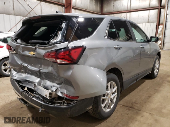 2023 Chevrolet Equinox LT with VIN 3GNAXTEG5PL130075, listed as a Copart auction lot 57128285 with 8,024 mi miles and Salvage title. Bid and sale history available at DreamBid. Image 3.
