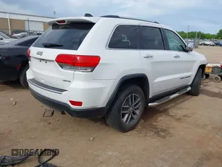 2017 Jeep Grand Cherokee Limited with VIN 1C4RJEBG4HC793440, listed as a IAAI auction lot 42187890 with 128,392 mi miles and . Bid and sale history available at DreamBid. Image 4.
