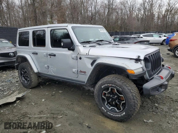 2023 Jeep Wrangler Rubicon Farout with VIN 1C4JJXFM4PW589923, listed as a Copart auction lot 48181205 with 9,814 mi miles and Salvage title. Bid and sale history available at DreamBid. Image 4.