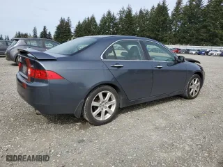 2004 Acura TSX w/Navigation with VIN JH4CL96944C038221, listed as a Copart auction lot 52618785 with 240,947 mi miles and Salvage Title. Bid and sale history available at carsss.com. Image 3.