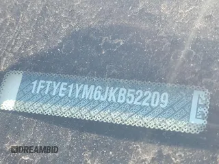 2018 Ford Transit с VIN 1FTYE1YM6JKB52209, выставлен на аукционе IAAI как лот 42854316 с пробегом 159 984 миль миль и . История ставок и продаж доступна на DreamBid. Изображение 1.