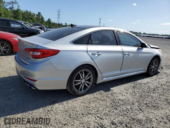 2015 Hyundai Sonata Sport z VIN 5NPE34AB2FH068008, wystawiony jako Copart lot #55229475 z przebiegiem 102 088 mil mil oraz Nie do naprawy • Non repairable. Historia ofert i sprzedaży dostępna na DreamBid. Obrazek 3.