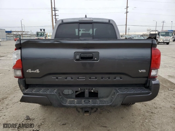 2021 Toyota Tacoma 4WD SR with VIN 3TMCZ5AN3MM424074, listed as a Copart auction lot 49312285 with 78,182 mi miles and Salvage Title. Bid and sale history available at carsss.com. Image 6.