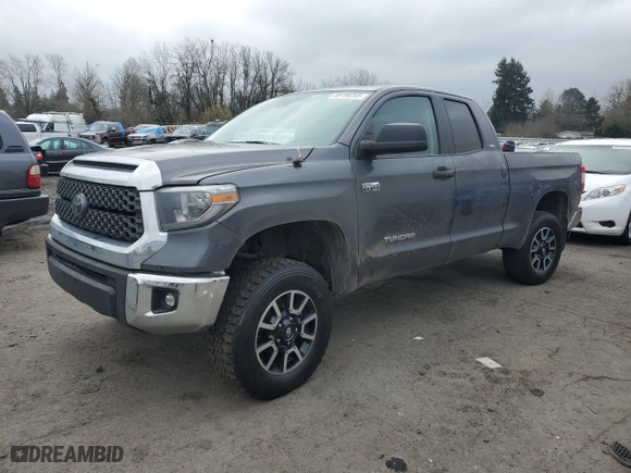 2018 Toyota Tundra 4WD SR with VIN 5TFUY5F14JX689816, listed as a Copart auction lot 89198265 with 141,315 mi miles and Salvage Title. Bid and sale history available at carsss.com. Image 1.