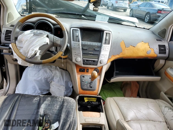 2006 Lexus RX 330 with VIN 2T2GA31U76C046515, listed as a Copart auction lot 63557655 with 302,374 mi miles and Salvage title. Bid and sale history available at DreamBid. Image 8.