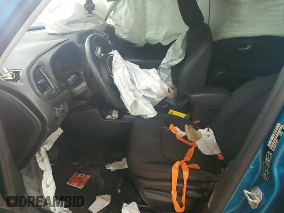 2020 Jeep Renegade Latitude with VIN ZACNJABB1LPL54029, listed as a Copart auction lot 59265085 with Not provided miles and Salvage title. Bid and sale history available at DreamBid. Image 7.