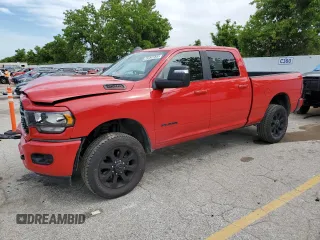 2024 Ram 2500 Big Horn with VIN 3C6UR5DJ7RG380946, listed as a Copart auction lot 63836635 with 16,946 mi miles and Clean title. Bid and sale history available at DreamBid. Image 1.