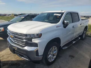 2021 Chevrolet Silverado 1500 LTZ with VIN 3GCUYGED2MG197186, listed as a Copart auction lot 79077174 with 32,064 mi miles and Non Repairable. Bid and sale history available at carsss.com. Image 1.