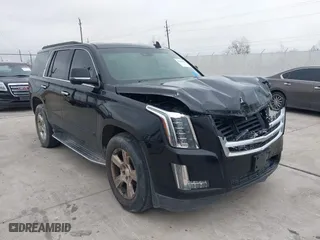 2016 Cadillac Escalade Luxury Collection with VIN 1GYS4BKJ7GR180527, listed as a IAAI auction lot 41428192 with 145,370 mi miles. Bid and sale history available at carsss.com. Image 1.