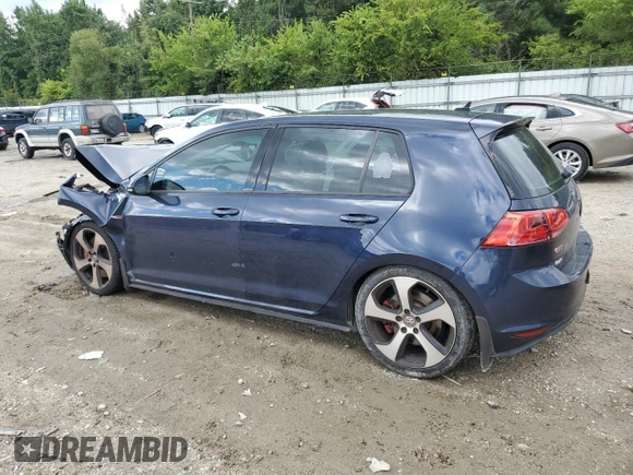 2017 Volkswagen Golf GTI Autobahn with VIN 3VW547AU7HM044801, listed as a Copart auction lot 66106443 with 79,434 mi miles. Bid and sale history available at carsss.com. Image 2.