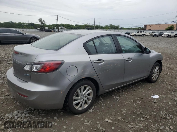 2012 Mazda 3 i Touring with VIN JM1BL1V82C1577583, listed as a Copart auction lot 58669235 with 89,872 mi miles and Salvage title. Bid and sale history available at DreamBid. Image 3.