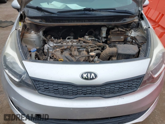 2016 Kia Rio LX with VIN KNADM4A37G6633251, listed as a IAAI auction lot 41909406 with 114,830 mi miles and . Bid and sale history available at DreamBid. Image 10.