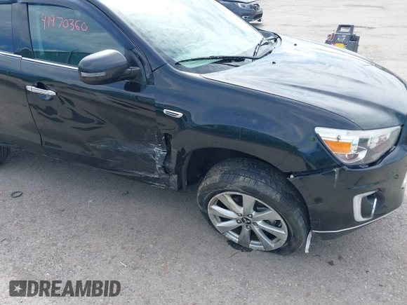 2015 Mitsubishi Outlander Sport 2.4 GT with VIN 4A4AR4AW3FE030571, listed as a IAAI auction lot 41970360 with 74,683 mi miles. Bid and sale history available at carsss.com. Image 6.