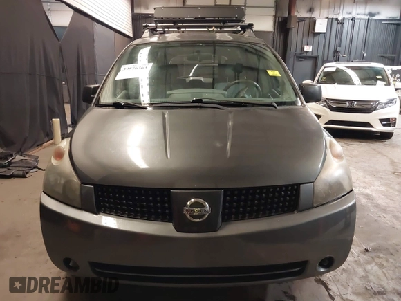 2004 Nissan Quest S with VIN 5N1BV28UX4N353525, listed as a IAAI auction lot 39576363 with 110,784 mi miles. Bid and sale history available at carsss.com. Image 12.
