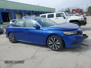 2023 Honda Civic Sedan EX with VIN 2HGFE1F79PH301539, listed as a Copart auction lot 49876485 with 18,539 mi miles and Salvage Title. Bid and sale history available at carsss.com. Image 4.