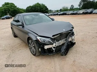2016 Mercedes-Benz C 300 with VIN WDDWF4JB1GR166264, listed as a Copart auction lot 57411775 with 72,401 mi miles and Salvage title. Bid and sale history available at DreamBid. Image 14.