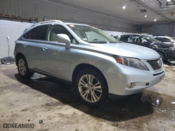 2011 Lexus RX 450h with VIN JTJBC1BA7B2042858, listed as a Copart auction lot 44320795 with 0 mi miles and Clean Title. Bid and sale history available at carsss.com. Image 4.
